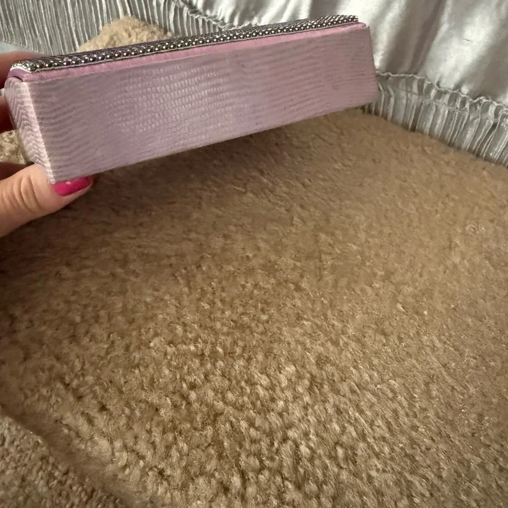 Swarovski Purple and Silver Crystal Clutch - Picture 4 of 16